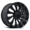5 LUG REPLICA 267 SATIN BLACK