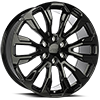5 LUG REPLICA 271 GLOSS BLACK