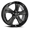5 LUG REPLICA 298 GLOSS BLACK