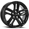 5 LUG REPLICA 299 GLOSS BLACK