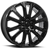 6 LUG REPLICA 306 GLOSS BLACK