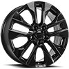 5 LUG REPLICA 307 GLOSS BLACK