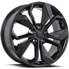 5 LUG REPLICA 309 GLOSS BLACK