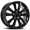 5 LUG REPLICA 321 GLOSS BLACK