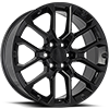 6 LUG REPLICA 331 GLOSS BLACK