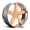 Baller - X84 Brushed w/ Rose Gold Tint and Chrome Lip