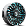 Turbine - S717 Black w/ teal accents