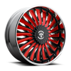 Turbine - S717 Black w/ red accents