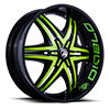 Elite Black w/ Green Inserts