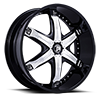 Fury Black w/ Chrome Inserts