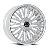 6 LUG LUSSO GLOSSY SLIVER BRUSH FACE STAINLESS LIP