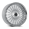 6 LUG RAZZO GLOSSY SLIVER BRUSH FACE STAINLESS LIP