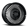 6 LUG TRENTO GLOSSY BLACK