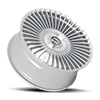 6 LUG TRENTO GLOSSY SILVER BRUSH FACE