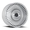 6 LUG TRENTO GLOSSY SILVER BRUSH FACE