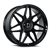 6 LUG VERONA GLOSSY BLACK