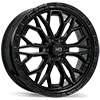 Muramasa Black w/ Grey Milling - 1in Lip