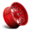 8 LUG FF25 CANDY RED & MILLED