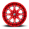 8 LUG FF25 CANDY RED & MILLED