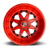 8 LUG FF25 BRUSHED CANDY RED W/ SACRED RED WINDOWS