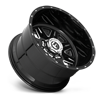 8 LUG FF26 20X12 | 8 LUG | BLACK & MILLED 