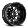 10 LUG FF26D - 10 LUG REAR GLOSS BLACK & MILLED