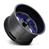 5 LUG FF41 - 5 LUG GLOSS BLACK W/LOLLIPOP BLUE