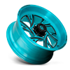 6 LUG FF41 - 6 LUG CORTEZ TEAL W/ GLOSS BLACK
