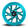 6 LUG FF41 - 6 LUG CORTEZ TEAL W/ GLOSS BLACK