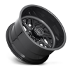 8 LUG FF51 - 8 LUG MAGNETIC METALLIC W/ GLOSS BLACK WINDOWS