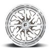 8 LUG FF51 - 8 LUG BRUSHED FACE W/ STONE GREY WINDOWS