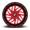 8 LUG FF51 - 8 LUG CANDY RED W/ GLOSS BLACK LIP