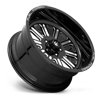 5 LUG FF60 22X10 | GLOSS BLACK & MILLED