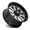 8 LUG FF60 BRUSHED FACE W/ GLOSS BLACK WINDOWS