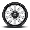 8 LUG FF60 BRUSHED FACE W/ GLOSS BLACK WINDOWS