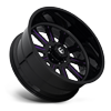 8 LUG FF60 GLOSS BLACK W/ CANDY PURPLE