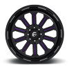 8 LUG FF60 GLOSS BLACK W/ CANDY PURPLE
