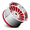 8 LUG FFC30 | CONCAVE BRUSHED W/ CANDY RED