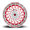 8 LUG FFC30 | CONCAVE BRUSHED W/ CANDY RED