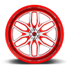 6 LUG FFC66 | CONCAVE CANDY RED