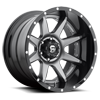 6 LUG RAMPAGE - D238 ANTHRACITE CENTER AND GLOSS BLACK LIP
