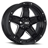 Rampage Black with Milled Spokes