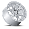 6 LUG HEATHEN - FC896 GLOSS SILVER W/ MACHINED FACE