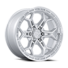 6 LUG HEATHEN - FC896 GLOSS SILVER W/ MACHINED FACE