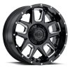 743 Armor Gloss Black Milled Spokes