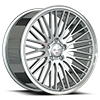 5 LUG ARIA SILVER W/ MACHINED FACE AND LIP
