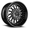 5 LUG HELLFIRE SATIN BLACK CENTER/GLOSS BLK LIP