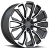 107 Gloss Black Machined