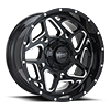 822 Gloss Black Milled
