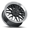 5 LUG KR06 GLOSSY GUN METAL MACHINE LIP